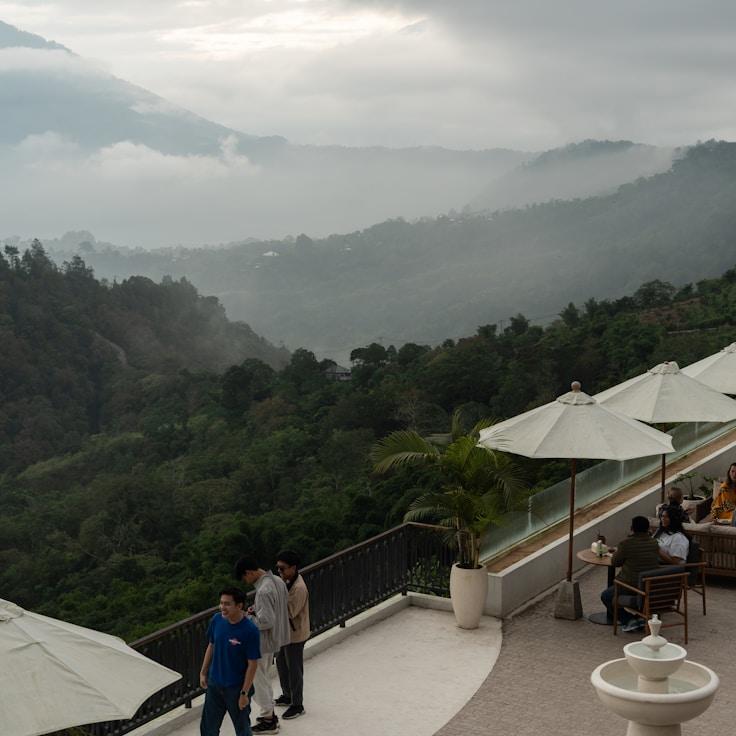 Entertainment zone at night in Portugal